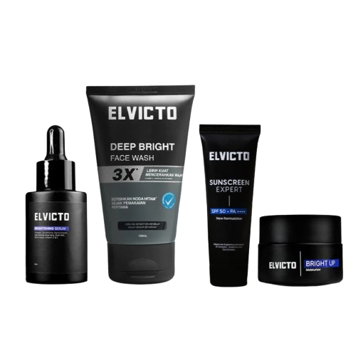 ELVICTO ｜ Paket Expert Deep Bright Facial Wash Sunscreen