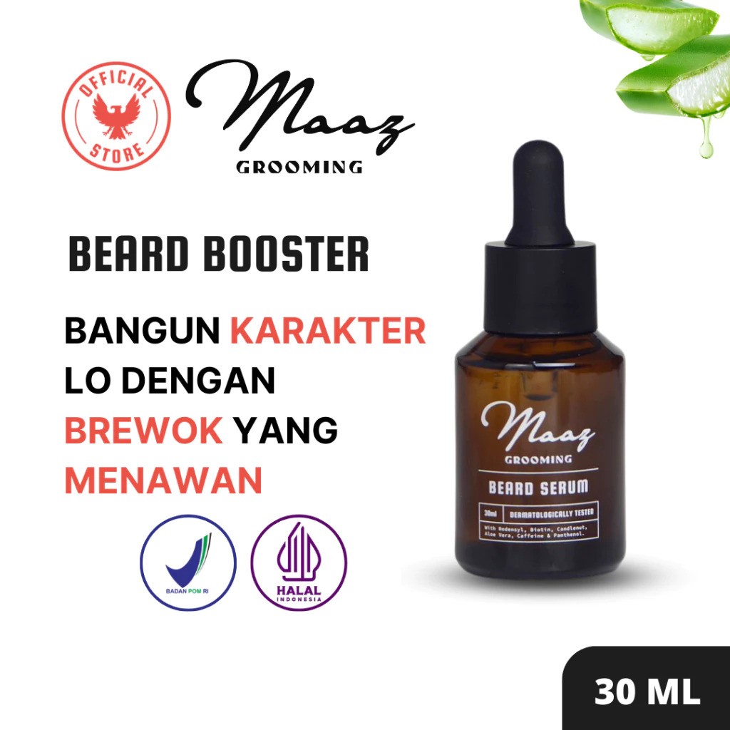 Bro Brewok Indonesia  Maaz Grooming Beard Serum