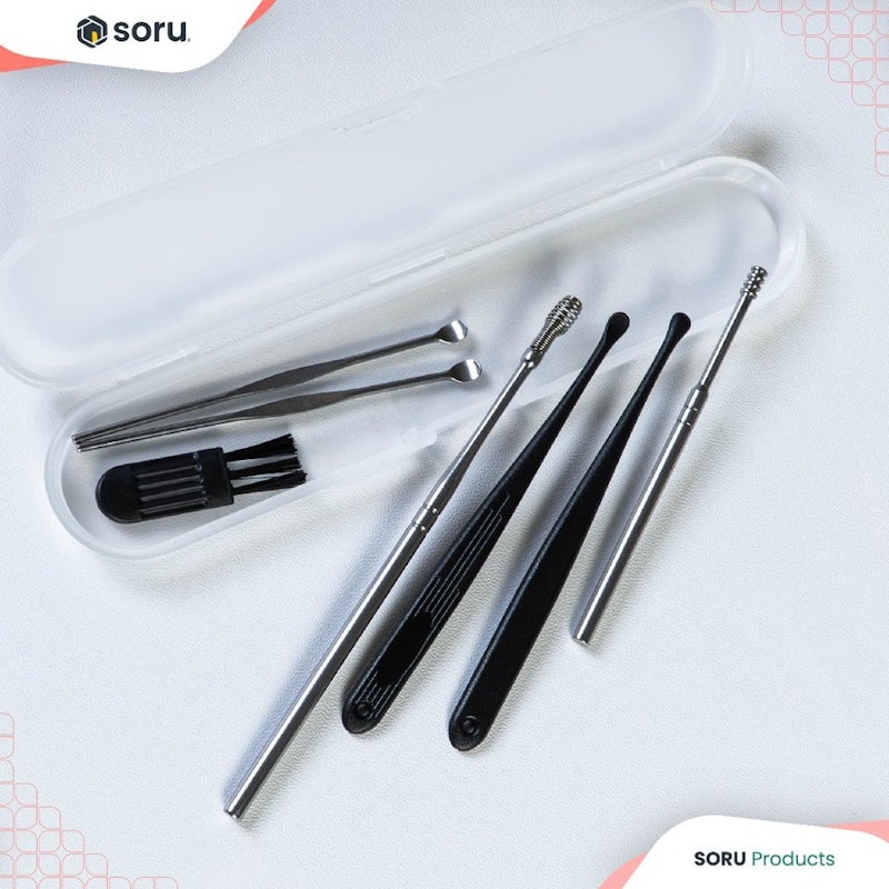 SORU Korek Kuping 8 in 1 Stainless Steel 4
