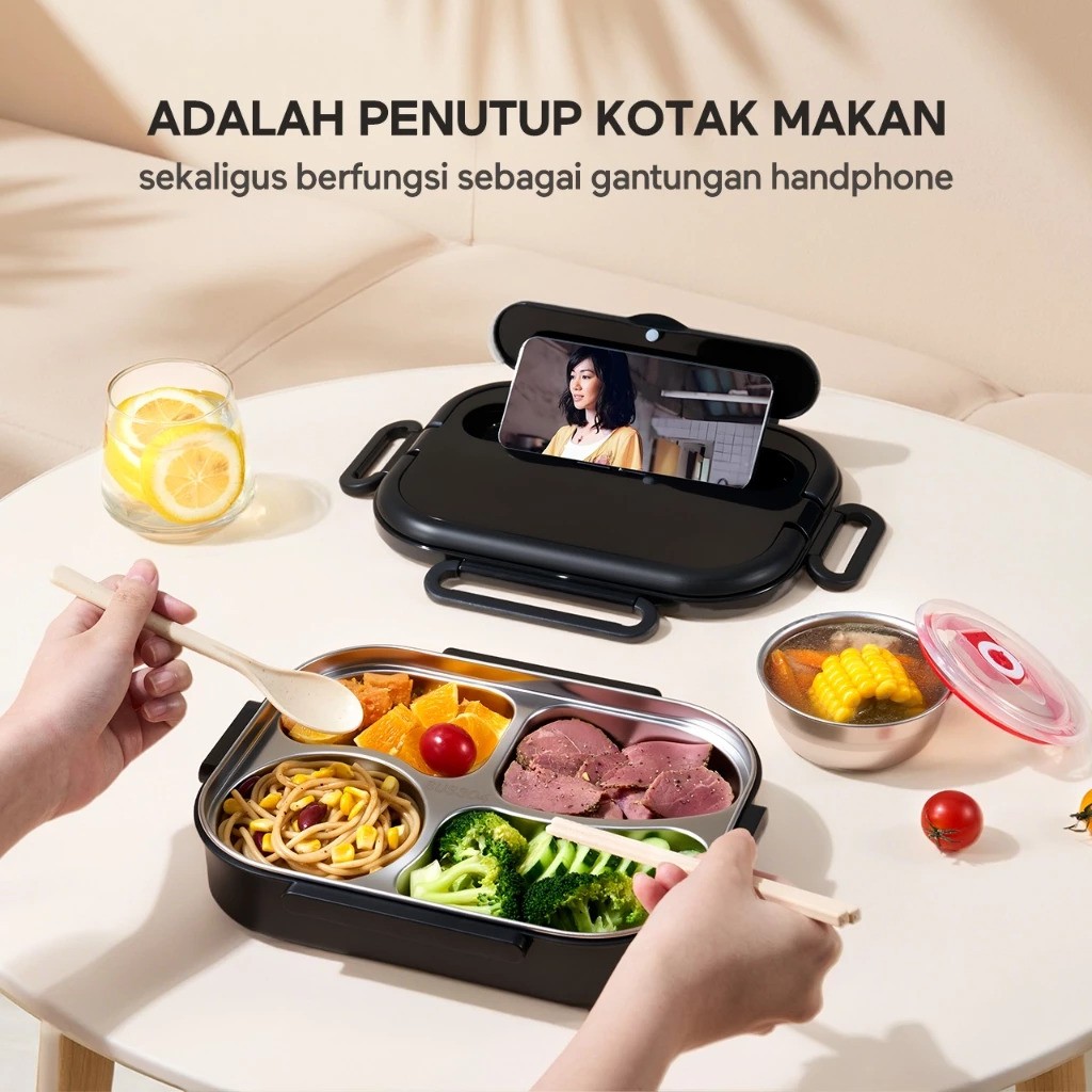 Ecentio Lunch Box Stainless Steel  304 
