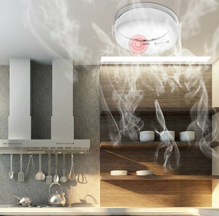 KERUI Wireless Fire Protection Smoke Detector Portable Alarm Sensor 5