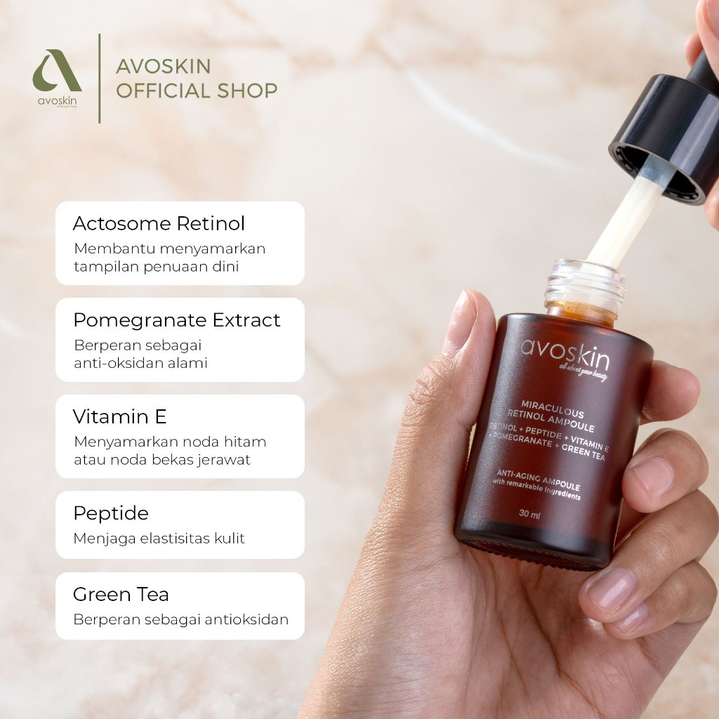 Avo Innovation Technology Avoskin Miraculous Retinol Ampoule 