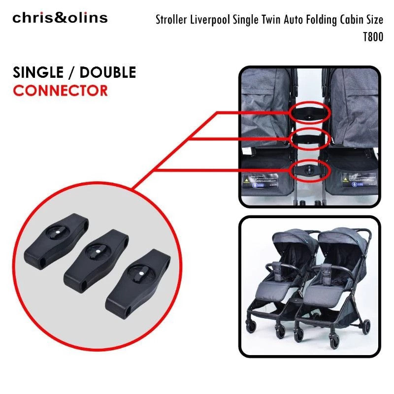 ChrisOlins Stroller Liverpool Premium Twin  2