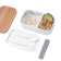 Miniso Hong Kong Miniso Kotak Makan 900 ml 2 Grids + Bag 1