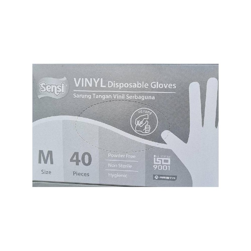 Sensi® Vinyl Disposable Gloves 1