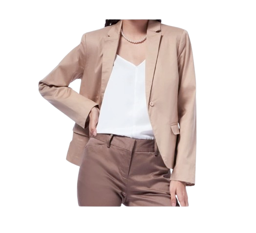 The Executive Basic Regular Stretch Blazer Khaki