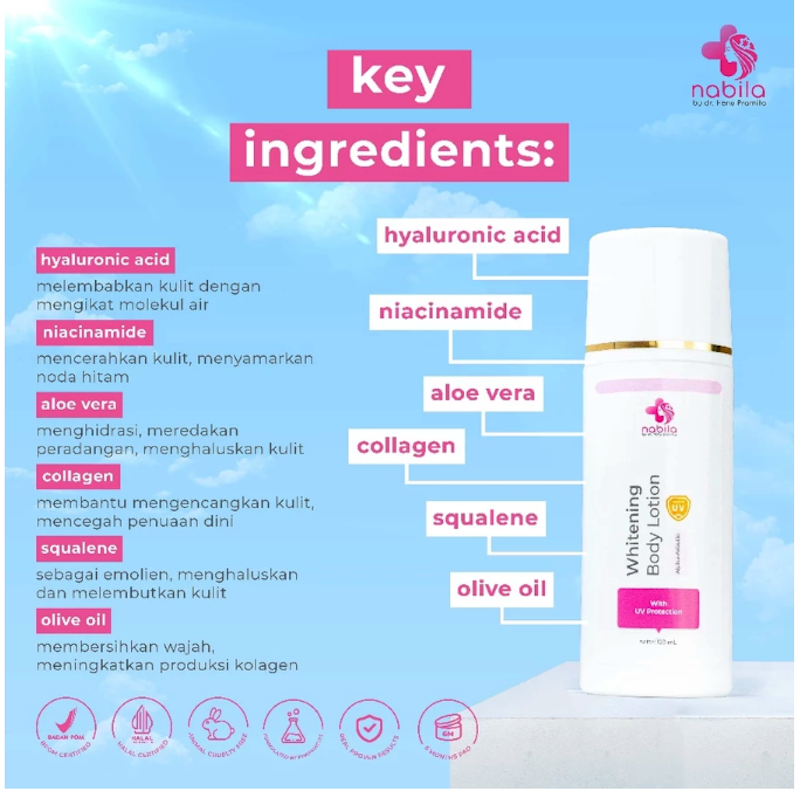 Nabila by dr. Heny Pramita Whitening Body Lotion 2