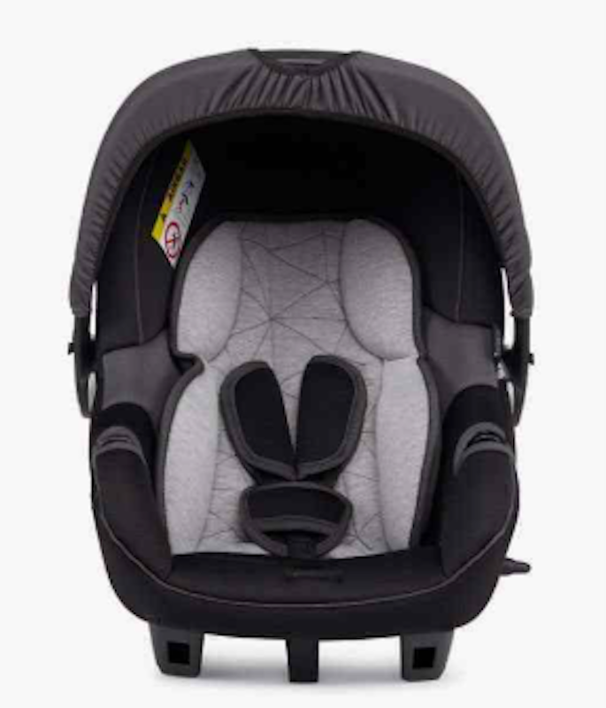 Ziba Baby Car Seat Black and Grey 1