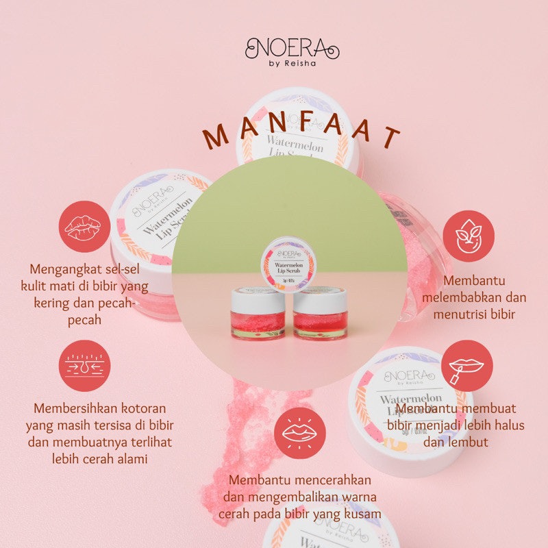 Noera Watermelon Lip Scrub 4