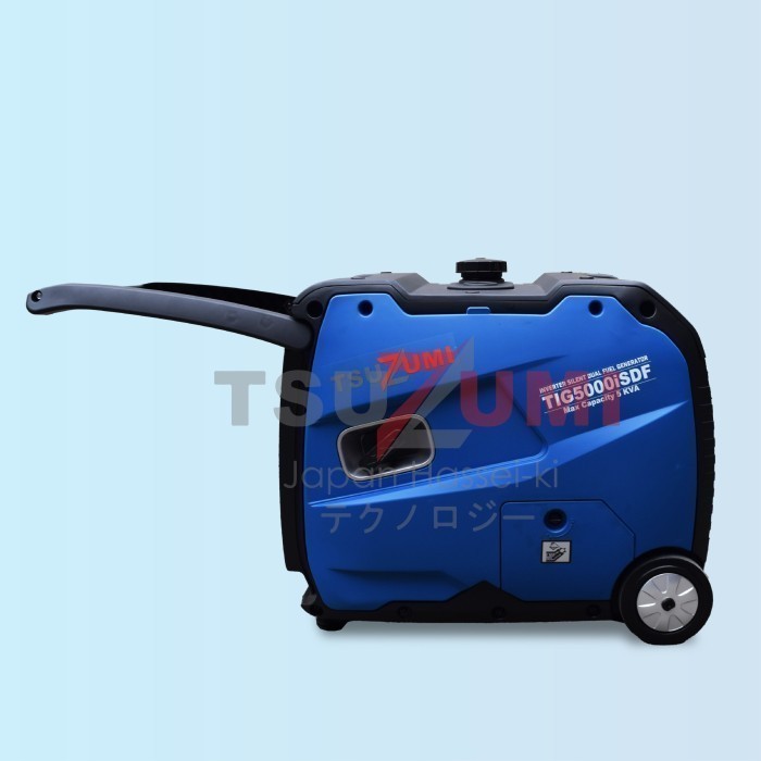 Tsuzumi Japan Technology Tsuzumi 5 KVA Inverter Silent Dual Fuel Generator TIG5000iSDF
