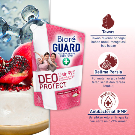 Biore GUARD Deo Protect Tawas + Delima Persia