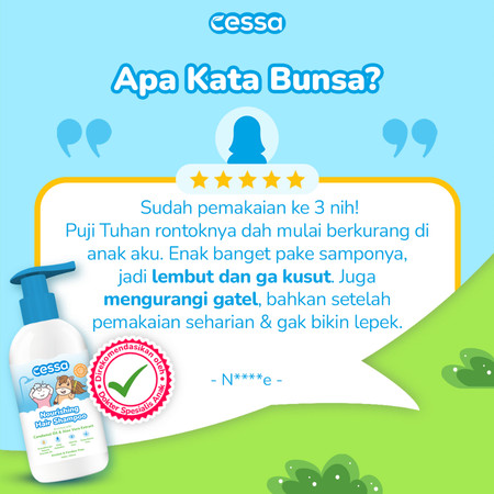 Hypefast Karya Nusantara Cessa Nourishing Hair Shampoo