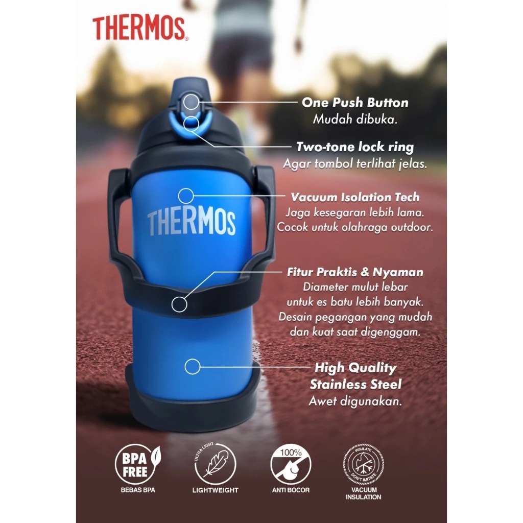 Thermos LLC Thermos Vacuum Insulated Sport Jug 2500ml  FJQ-2500