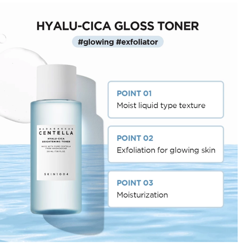 Madagascar Centella Hyalu-Cica Brightening Toner 4