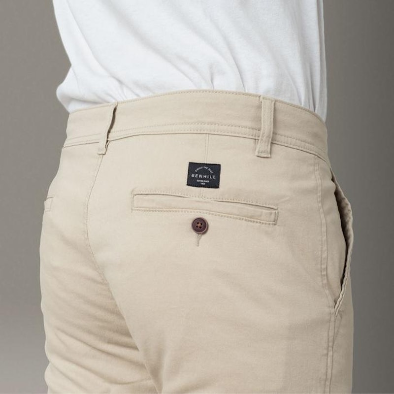 Benhill Chino Pants Slim Fit Beige 4