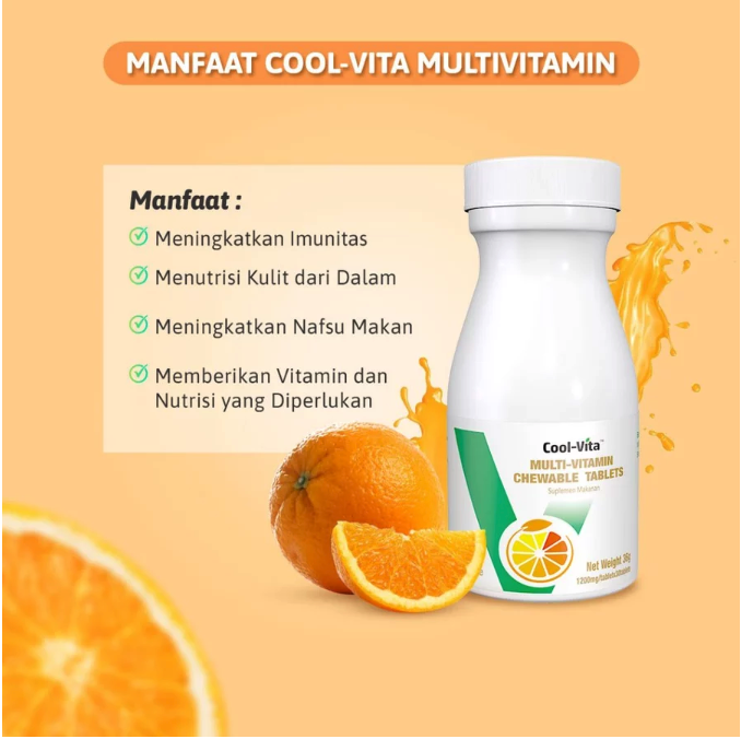Coolvita Maju Sehat Cool-Vita® Multivitamin Chewable Tablets