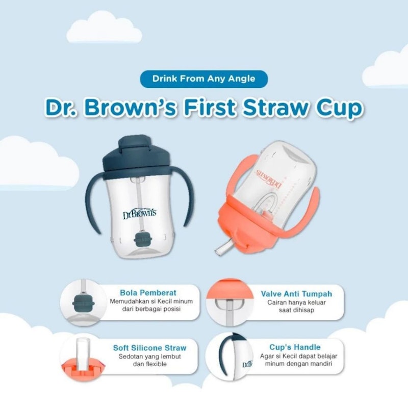 Dr. Brown's Baby First Straw Cup 3