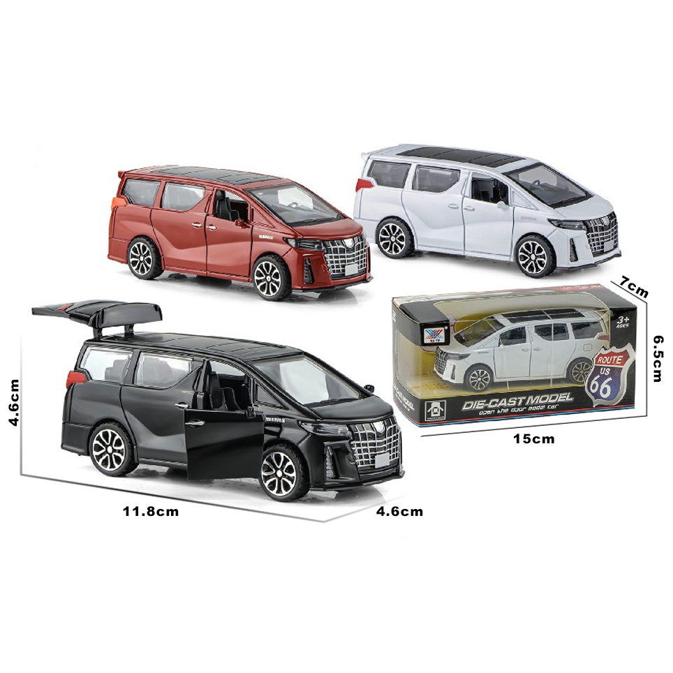 Mobil Diecast Alphard Pull Back Skala 1:32 5