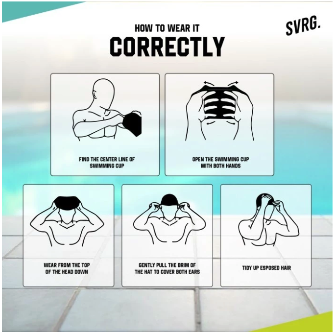 Republik Svarga Indonesia SVRG Swimming Cap Kids & Adult