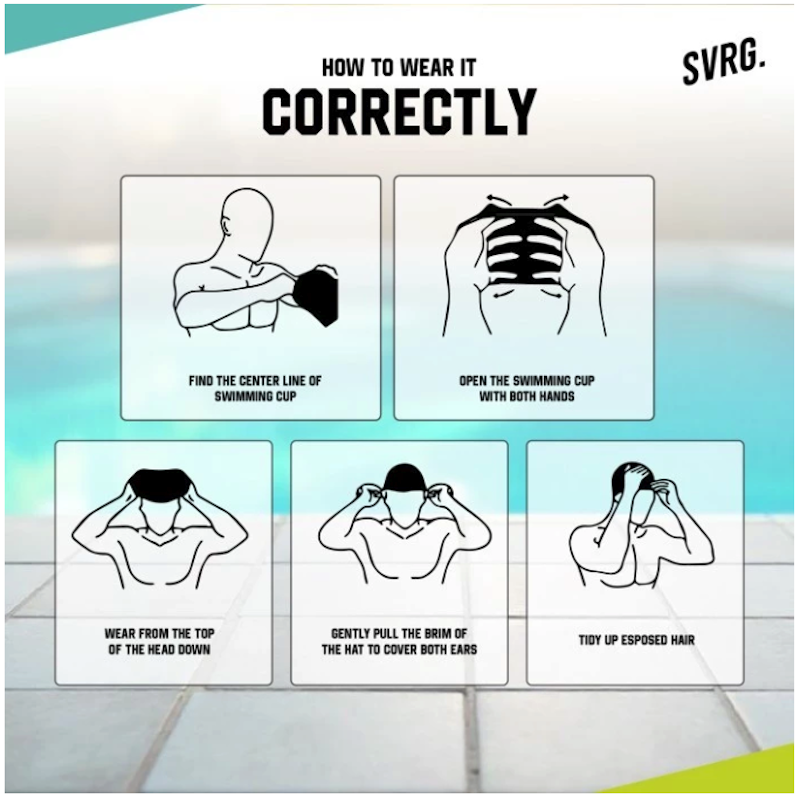 SVRG Swimming Cap Kids & Adult 5