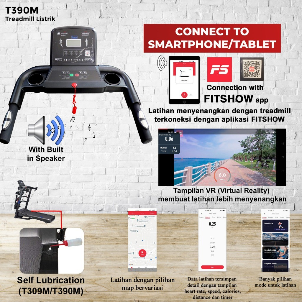  Twen Treadmill Listrik T309M