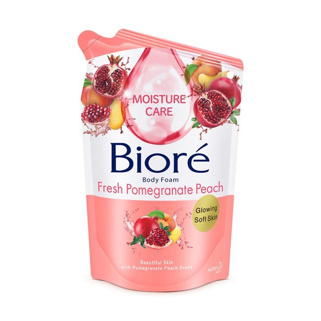 Biore Body Foam Fresh Pomegranate Peach