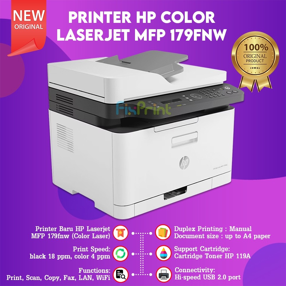 HP HP Color Laser Multi function Printer 179fnw