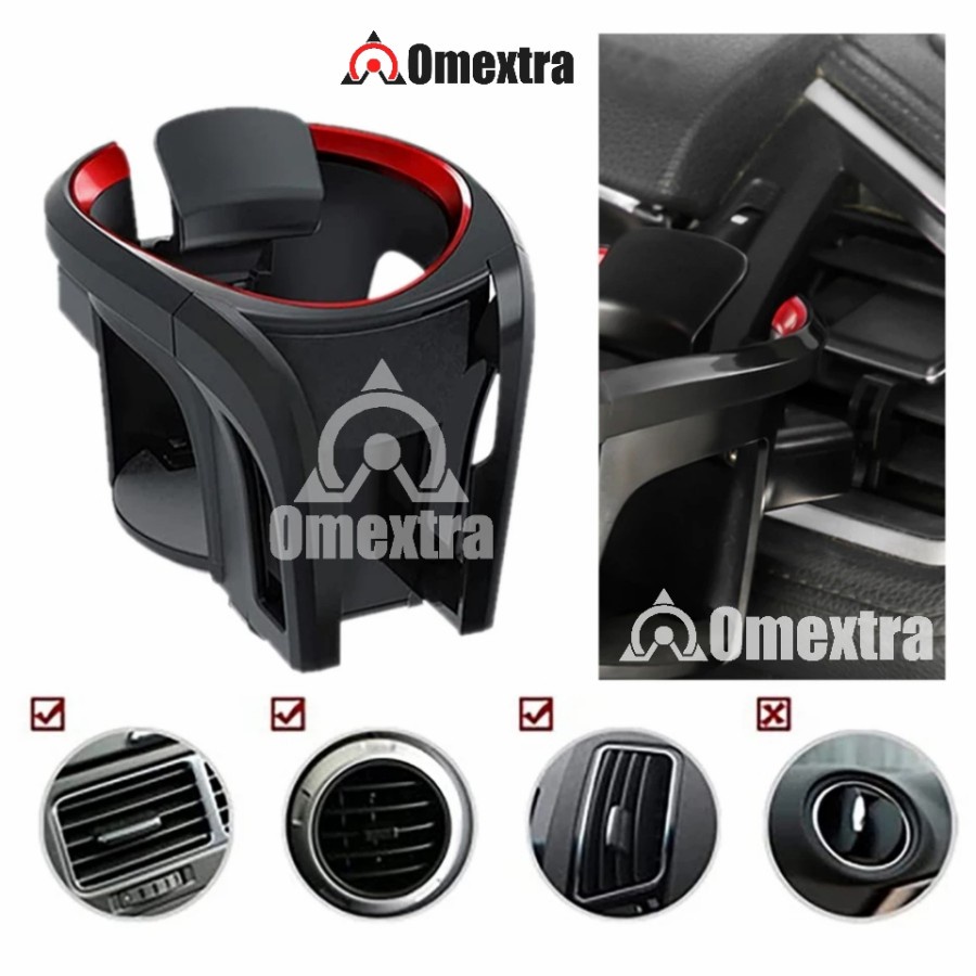 Omextra Car Cup Holder + Phone Holder