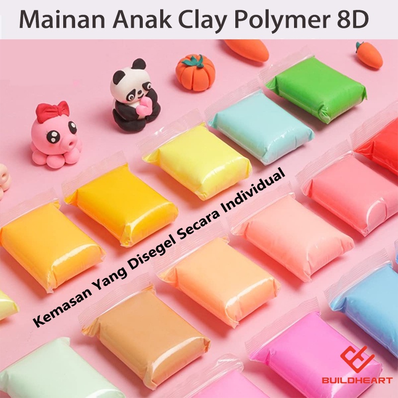 12 Warna Polymer Clay 5