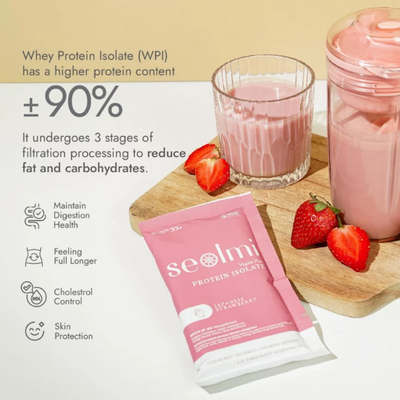 Seolmi Vegan Pea Protein Isolate Strawberry 2