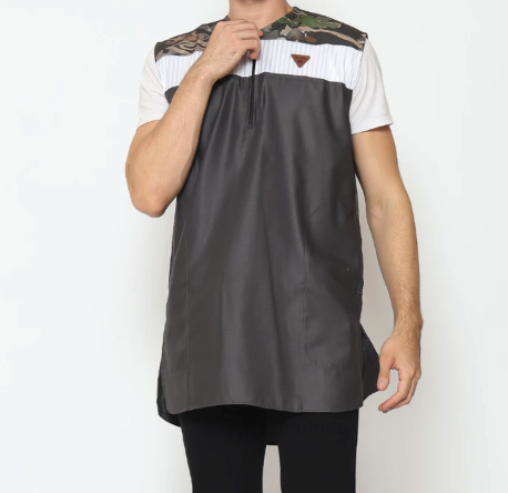 NauhTec NauhTec Rompi Sholat Pria Rosal Model Zipper