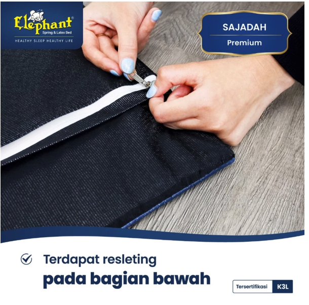Elephant Agung Perkasa Elephant Sajadah Premium 3D Rebounded