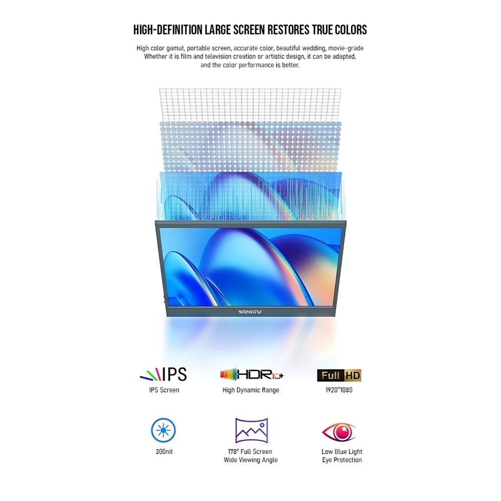 Novatu Teknologi Novatu Monitor Portable PM-15T