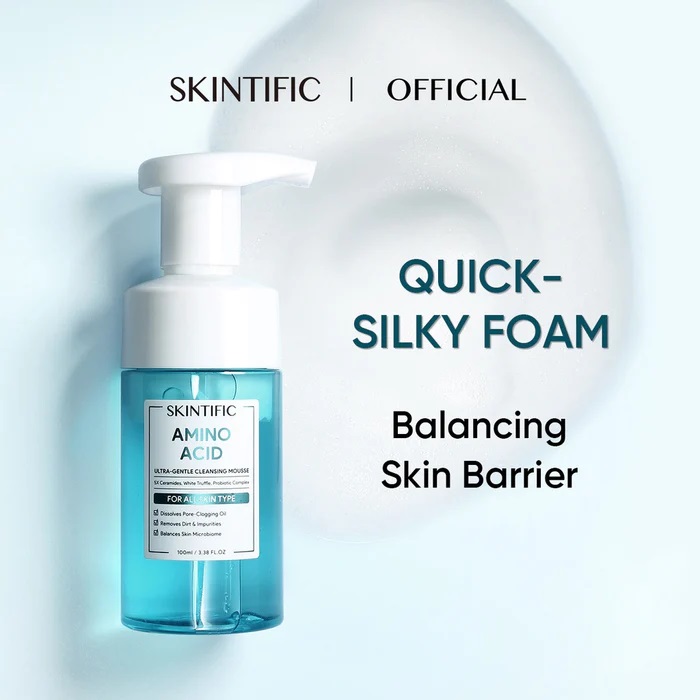 SKINTIFIC Cosmetics SKINTIFIC Amino Acid Gentle Cleansing Mousse Face Cleanser