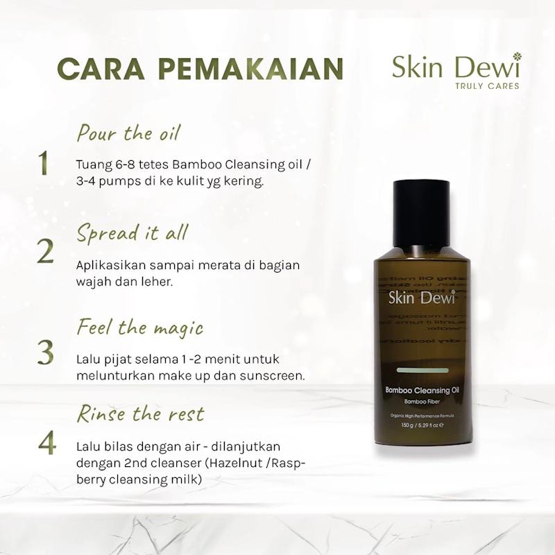 Skin Dewi Bamboo Cleansing Oil 4