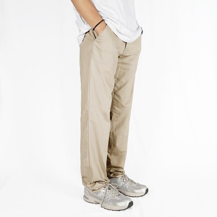  Irishkelly Long Chino Pants Loose Fit Cream