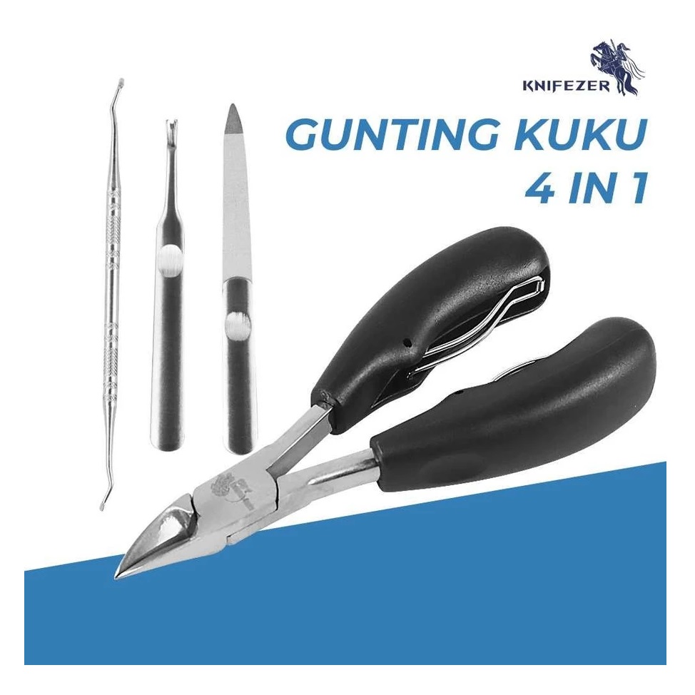  KNIFEZER Set Perawatan Kuku 4 in 1 J-795