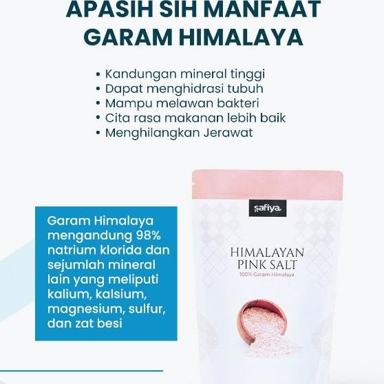 Safiya Food Indonesia Safiya Himalayan Pink Salt