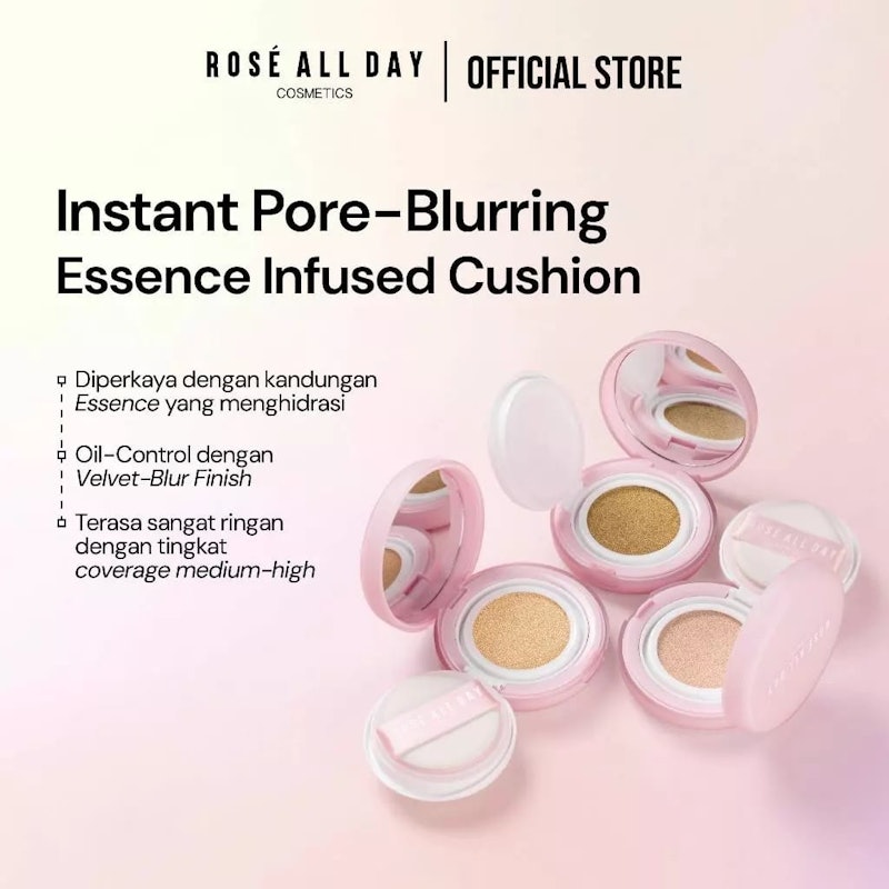 Rose All Day The Realest Lightweight Essence Cushion Warm Honey 2