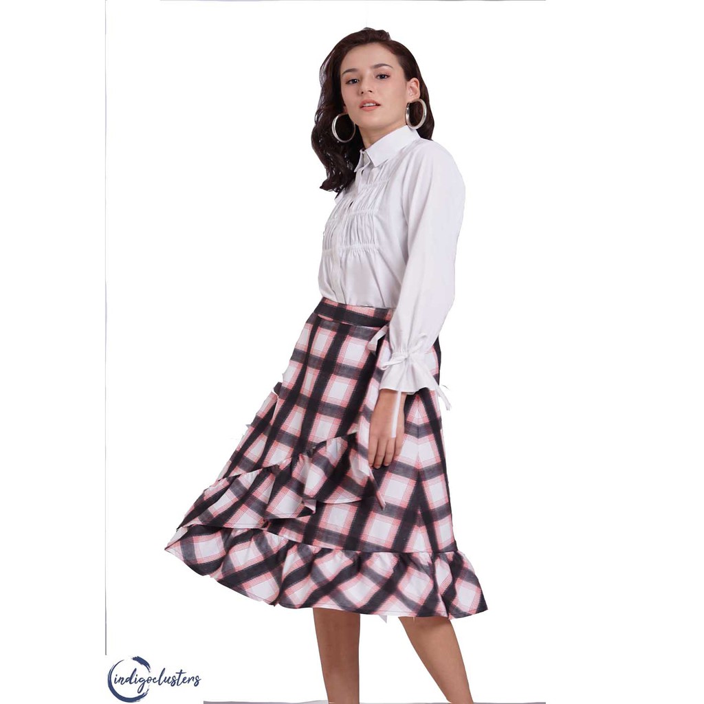 EDITION WOMEN ES16 Flannel Skirt 5