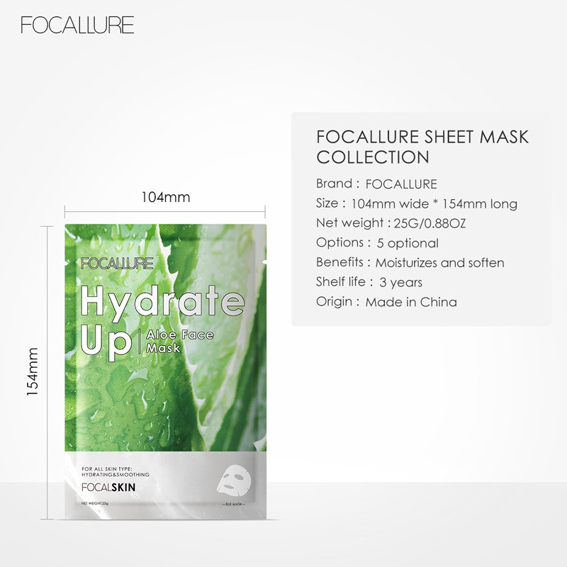 FCL Internasional Indonesia FOCALLURE Acne-Care Up Tea Tree Face Mask