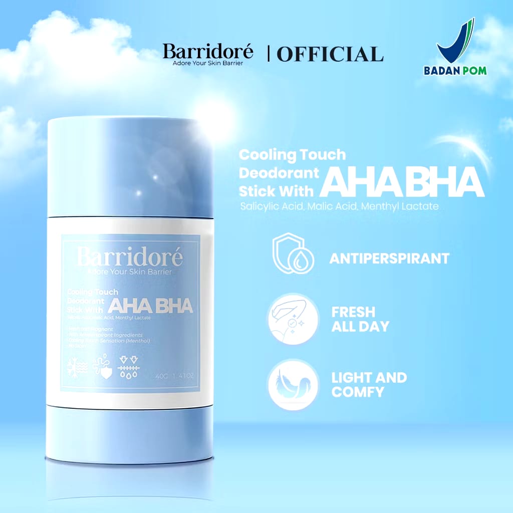 Barridore Cooling Touch Deodorant Stick with AHA BHA 