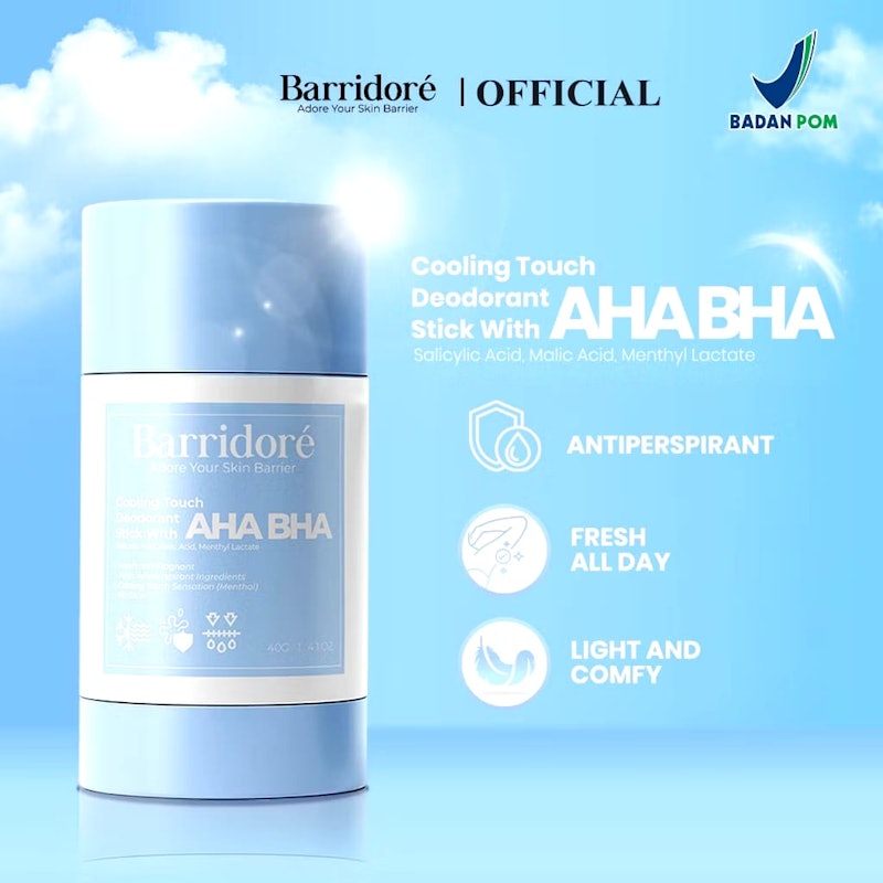 Barridore Cooling Touch Deodorant Stick with AHA BHA 2