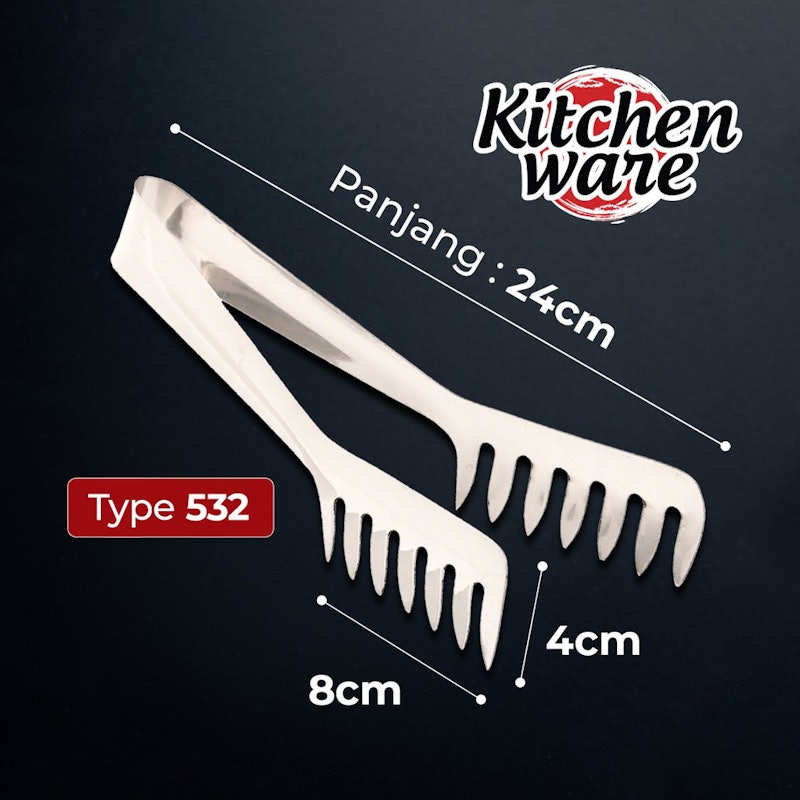 Kitchenware Penjepit Makanan 9.5" 5