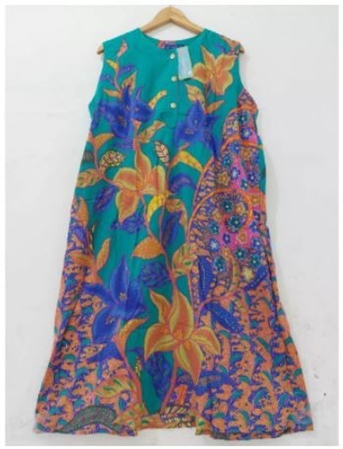 Daster 32 Label Biru Tanpa Lengan