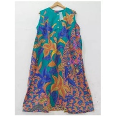 Daster 32 Label Biru Tanpa Lengan