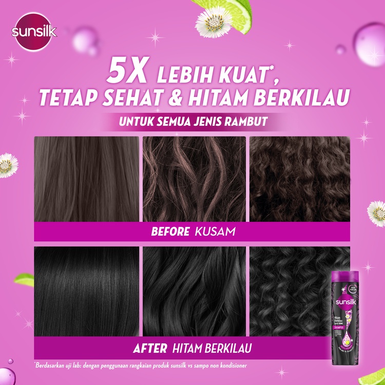 Unilever Indonesia Sunsilk Black Shine Activ-Infusion Shampoo