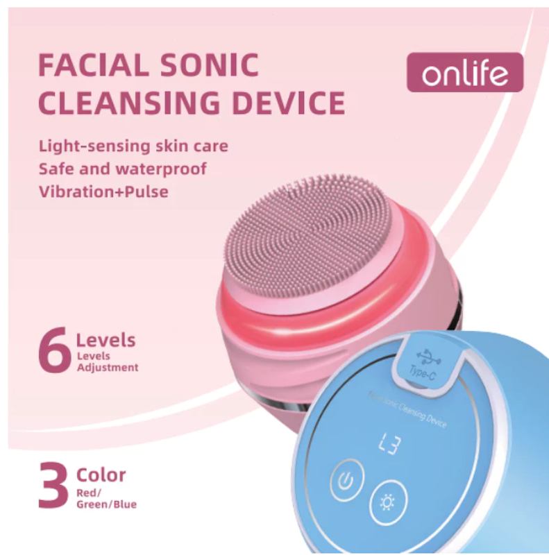 Vivid & Vogue 3in1 Facial Sonic Cleansing Device 3