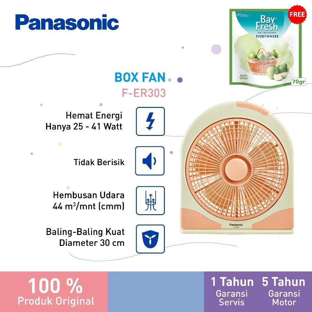 Panasonic Gobel Indonesia Panasonic Box Fan  F-ER303-P2