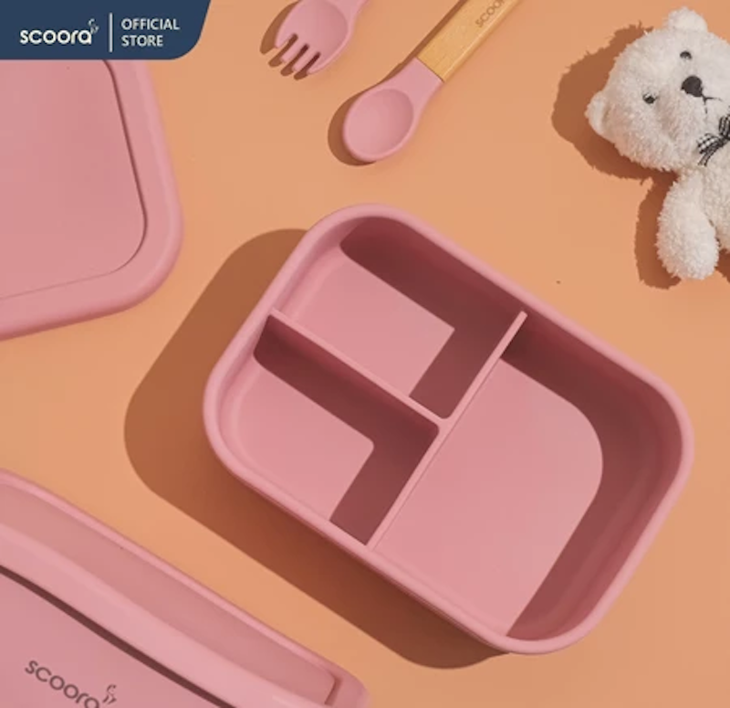 Scoora Bento Silicone Premium Lunch Box 4